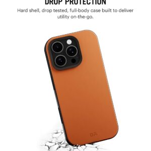 iPhone 15 Pro Leather Finish Case with MagSafe Wireless Charging & Camera Protection